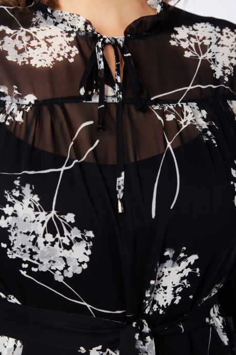 Вечернее платье Jurimex 2972 чёрный, принт размер 52-56 #2