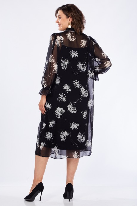 Вечернее платье Jurimex 2972 чёрный, принт размер 52-56 #5