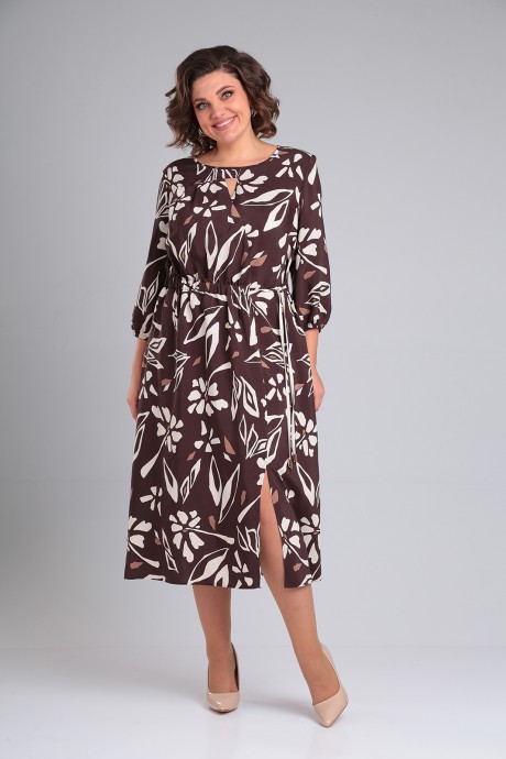 Платье Jurimex 2975-2 коричневый размер 54-58 #1