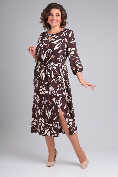 Платье Jurimex 2975-2 коричневый размер 54-58 #2