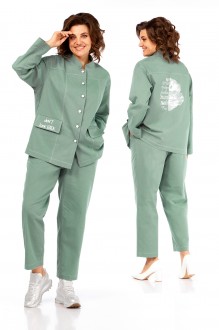 Брючный костюм Jurimex 3456 двойка -2 бирюза