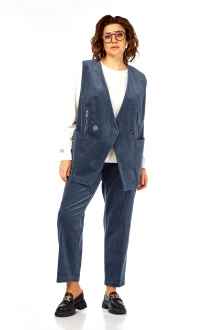 Брючный костюм Jurimex 3463 тройка синий