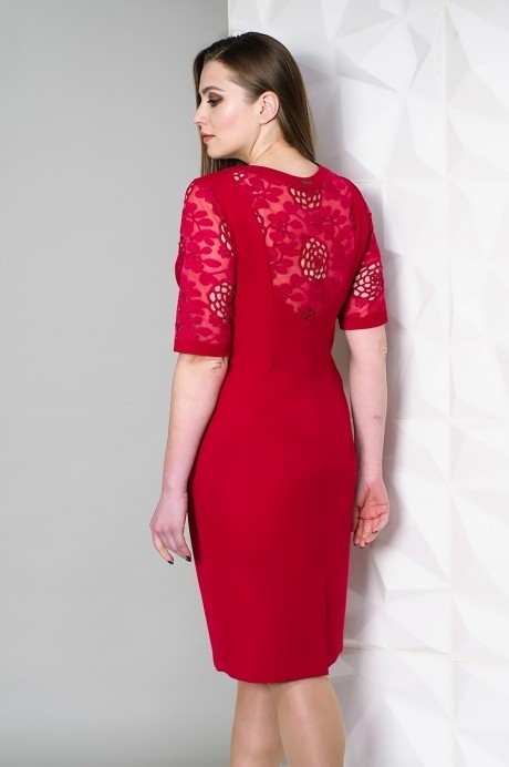Вечернее платье Golden Valley 4400 -1 темно-красный размер 48-54 #3
