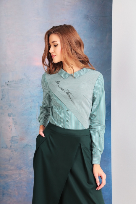 Блузка, туника, рубашка Golden Valley 2178 зеленый размер 44-52 #1