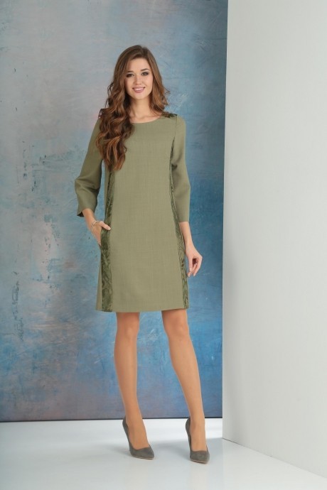 Вечернее платье Golden Valley 4534 оливковый размер 44-50 #1
