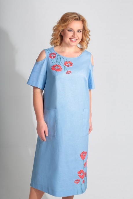 Платье Golden Valley 4494 голубой размер 50-62 #1