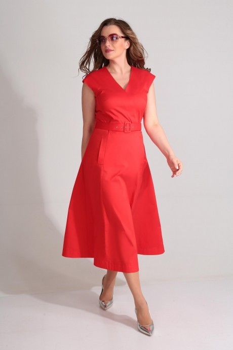 Платье Golden Valley 4577 красный размер 46-52 #1