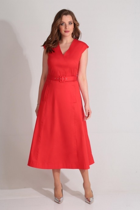 Платье Golden Valley 4577 красный размер 46-52 #2