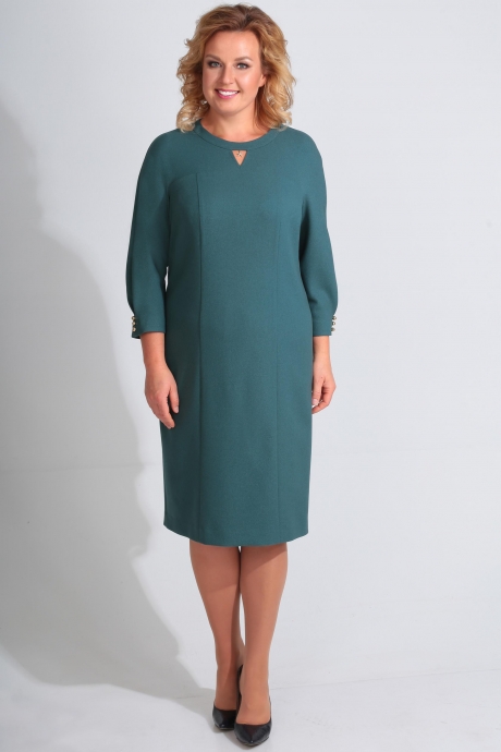 Платье Golden Valley 4606 зелено-бирюзовый размер 54-60 #1