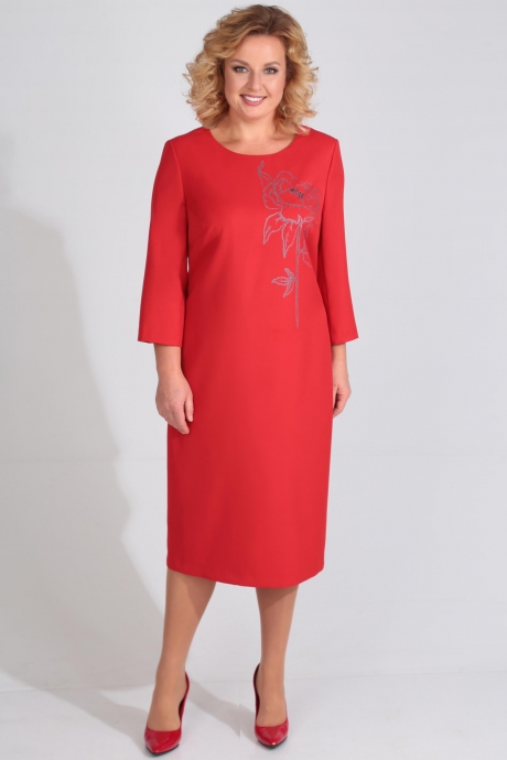 Платье Golden Valley 4607 красный размер 54-60 #1