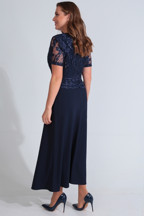 Вечернее платье Golden Valley 4617 темно-синий размер 48-54 #2