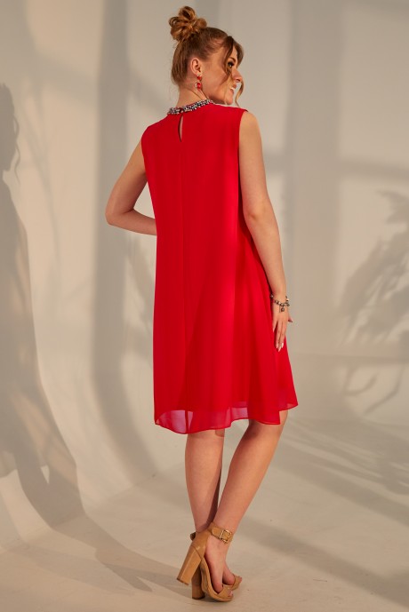Вечернее платье Golden Valley 4380 красный размер 44-50 #2