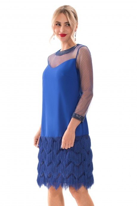 Вечернее платье Golden Valley 4530 синий размер 42-50 #2
