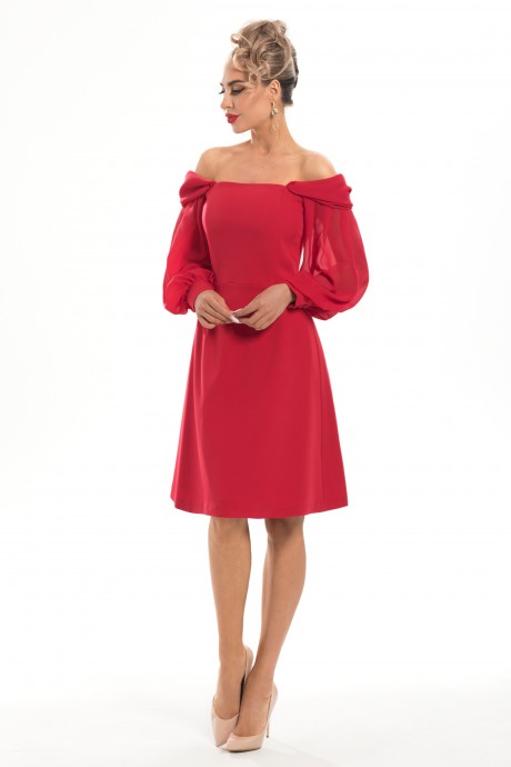 Платье Golden Valley 4864 красный размер 42-48 #1