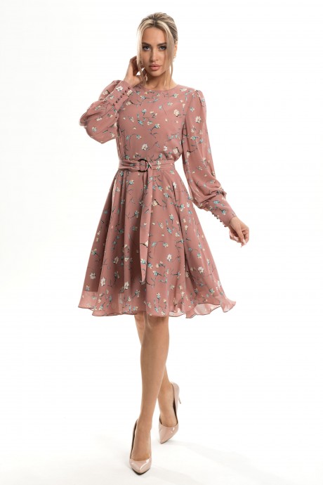 Платье Golden Valley 4708 розовый размер 44-50 #1