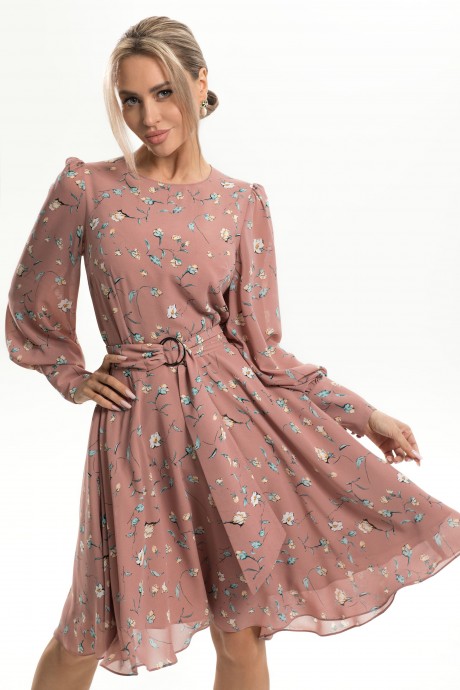 Платье Golden Valley 4708 розовый размер 44-50 #3