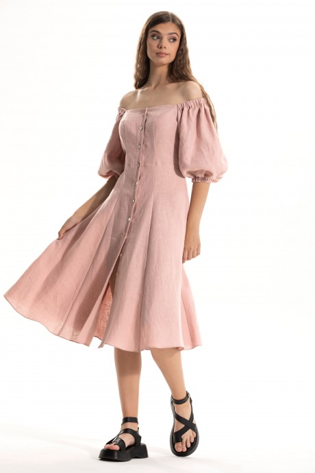 Платье Golden Valley 4902 розовый размер 42-52 #1