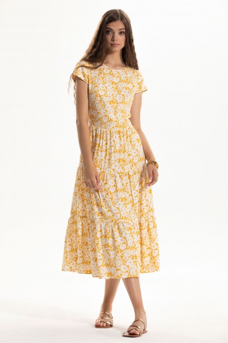 Платье Golden Valley 4911 желтый размер 44-50 #1