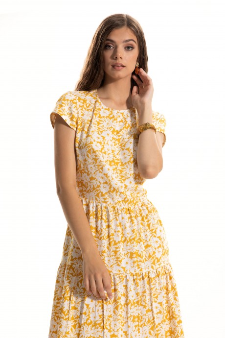 Платье Golden Valley 4911 желтый размер 44-50 #2