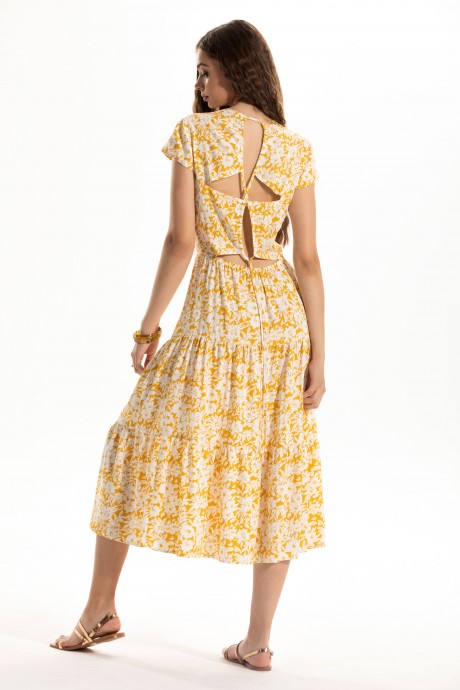 Платье Golden Valley 4911 желтый размер 44-50 #3