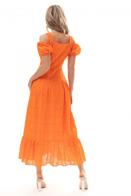 Платье Golden Valley 4826 оранжевый размер 42-52 #4