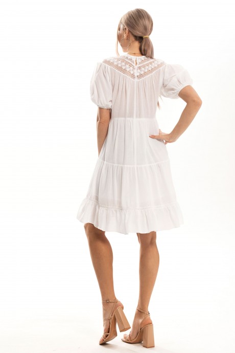 Платье Golden Valley 4915 белый размер 42-48 #4