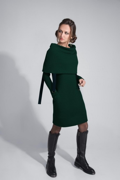 Платье ElPaiz 365 зеленый размер 44-48 #1