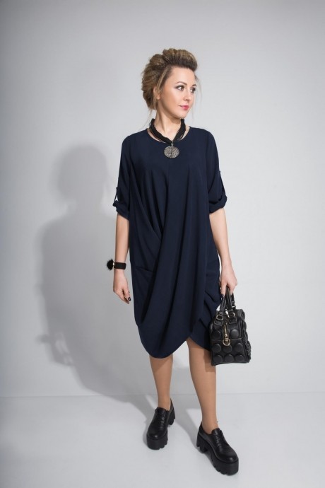 Платье ElPaiz 390 синий размер 50-54 #1