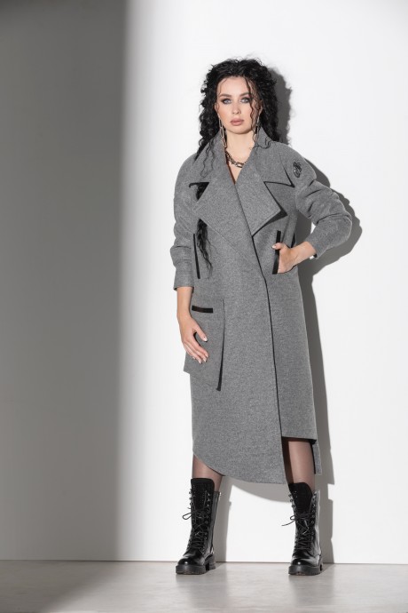 Пальто ElPaiz 555 темно-серый размер 44-56 #1