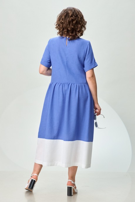 Платье INVITE 4071 голубой, белый размер 50-56 #5