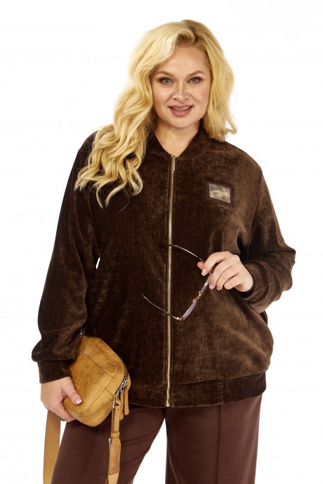 Костюм/комплект Элль-Стиль 2432 коричневый размер 58-64 #8