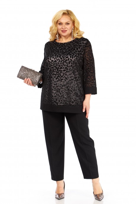 Костюм/комплект Элль-Стиль 2435 черный размер 56-62 #5