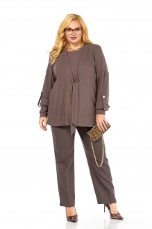 Костюм/комплект Элль-Стиль 2438 тройка кофе #1