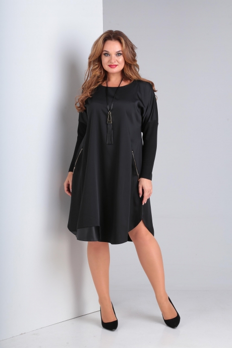 Вечернее платье Ollsy 01213 черный размер 52-60 #6