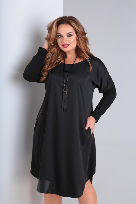 Вечернее платье Ollsy 01213 черный размер 52-60 #7