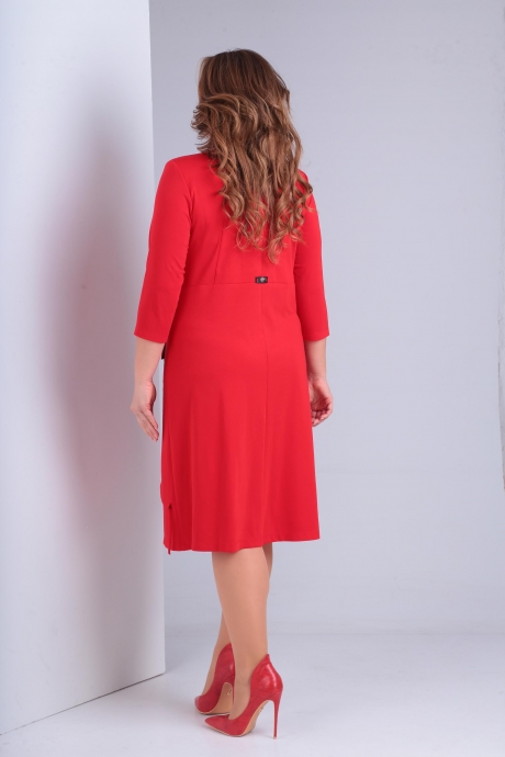 Платье Ollsy 01502 красный размер 52-60 #5