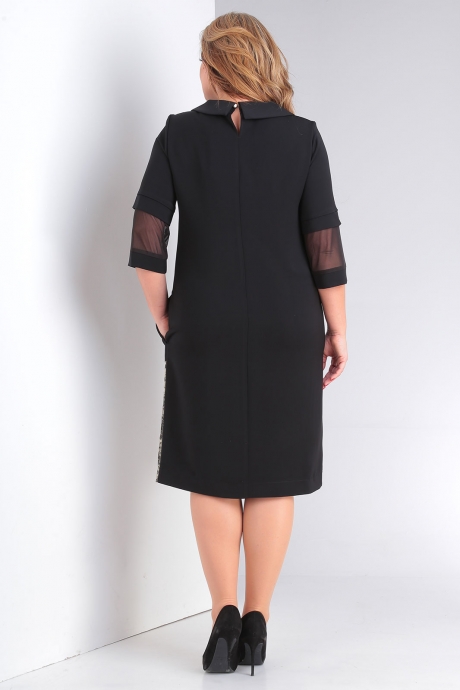 Вечернее платье Ollsy 01512 черный размер 50-58 #3