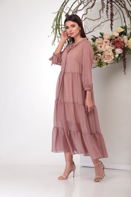 Платье Michel Chic 995 розовый размер 44-60 #3