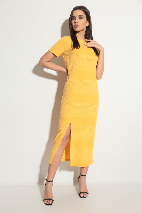 Платье Michel Chic 2056 жёлтый размер 44-56 #1