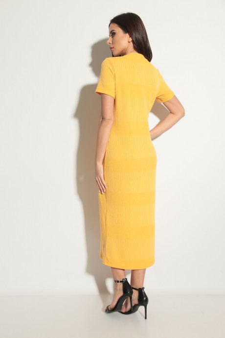 Платье Michel Chic 2056 жёлтый размер 44-56 #5