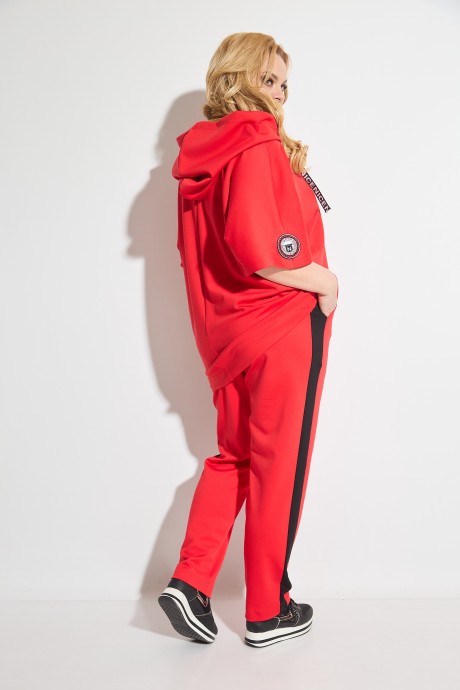 Спортивный костюм Michel Chic 1225 красный размер 48-64 #4