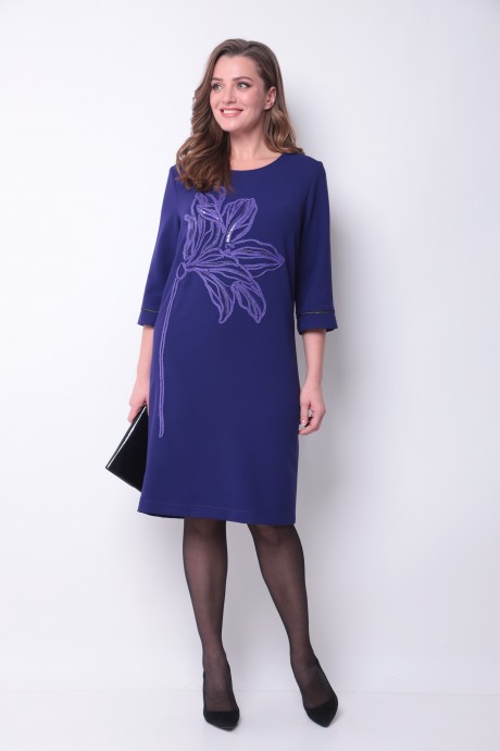 Платье Michel Chic 2081 фиолетовый размер 50-66 #1