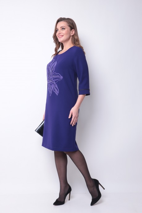 Платье Michel Chic 2081 фиолетовый размер 50-66 #2