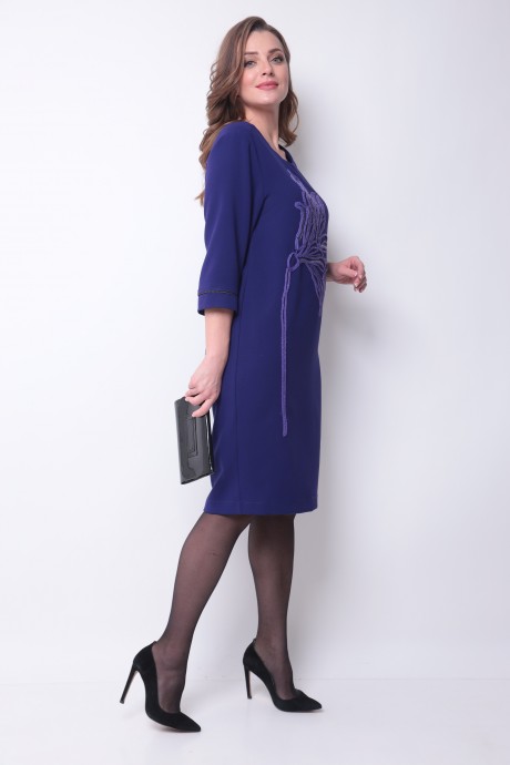 Платье Michel Chic 2081 фиолетовый размер 50-66 #3