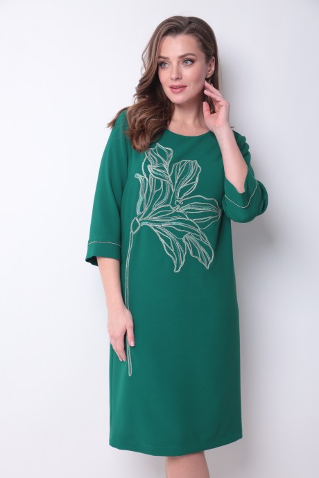 Платье Michel Chic 2081 зелёный размер 50-66 #3