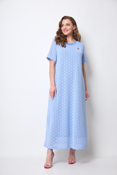 Платье Michel Chic 2095 голубой размер 48-58 #1