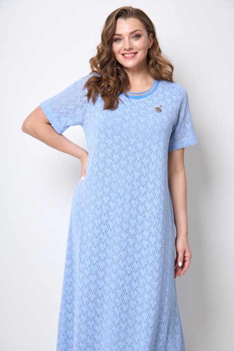 Платье Michel Chic 2095 голубой размер 48-58 #2