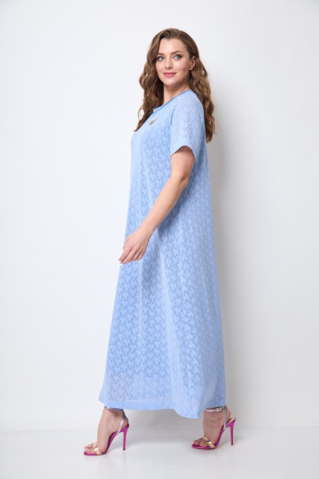 Платье Michel Chic 2095 голубой размер 48-58 #6