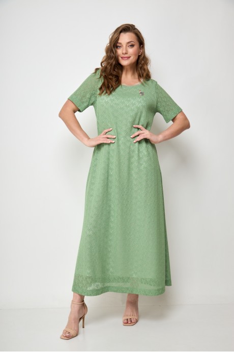 Платье Michel Chic 2095 зелень размер 48-58 #2