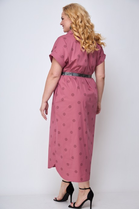 Платье Michel Chic 993 розовый размер 52-66 #5